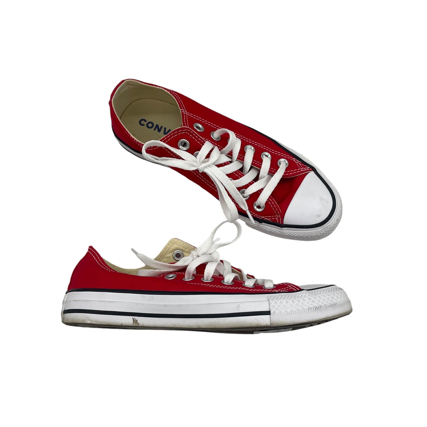 Shoes Sneakers By Converse In Red, Size:6.5