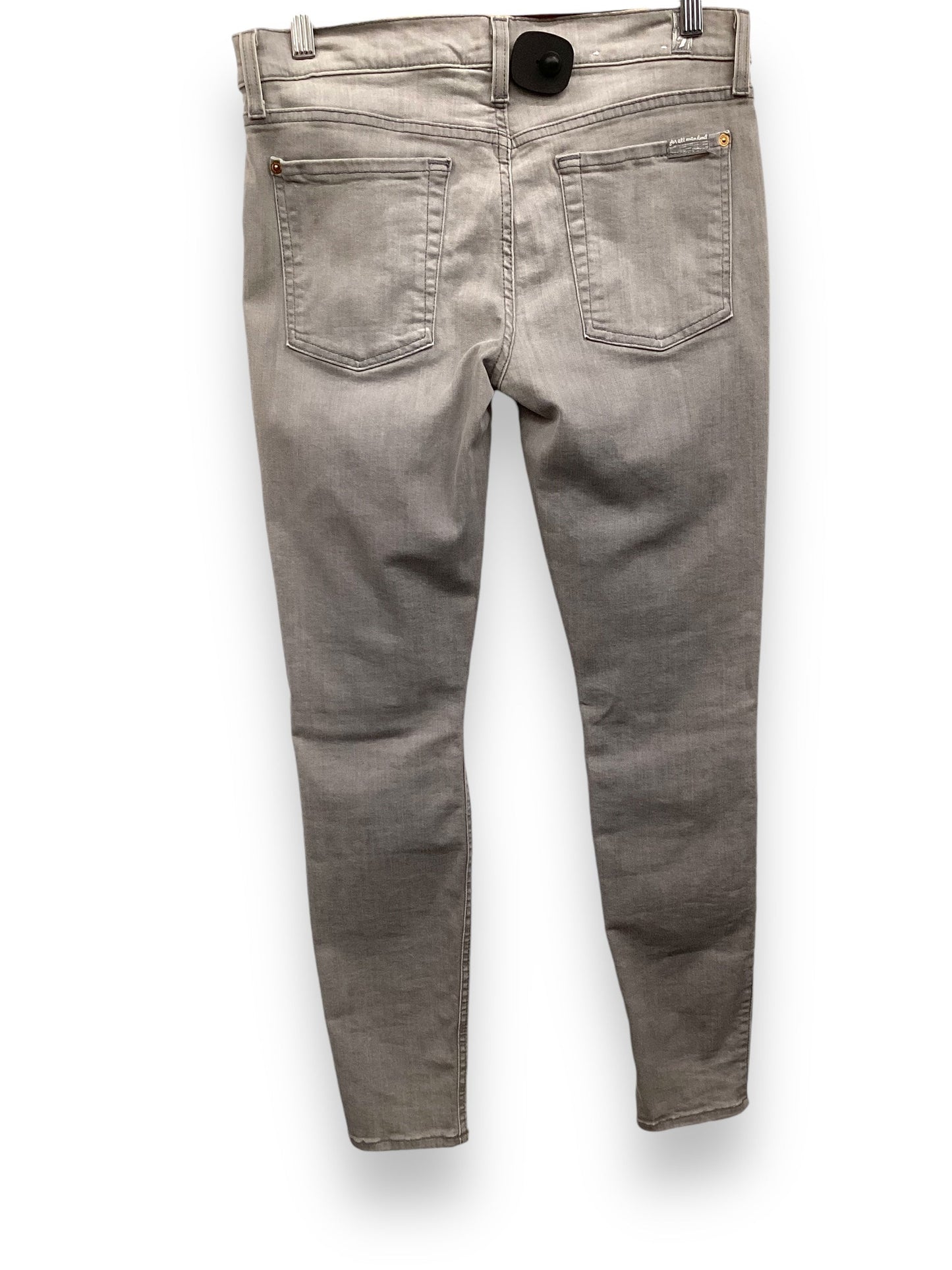 Jeans Skinny By 7 For All Mankind In Grey, Size: 31