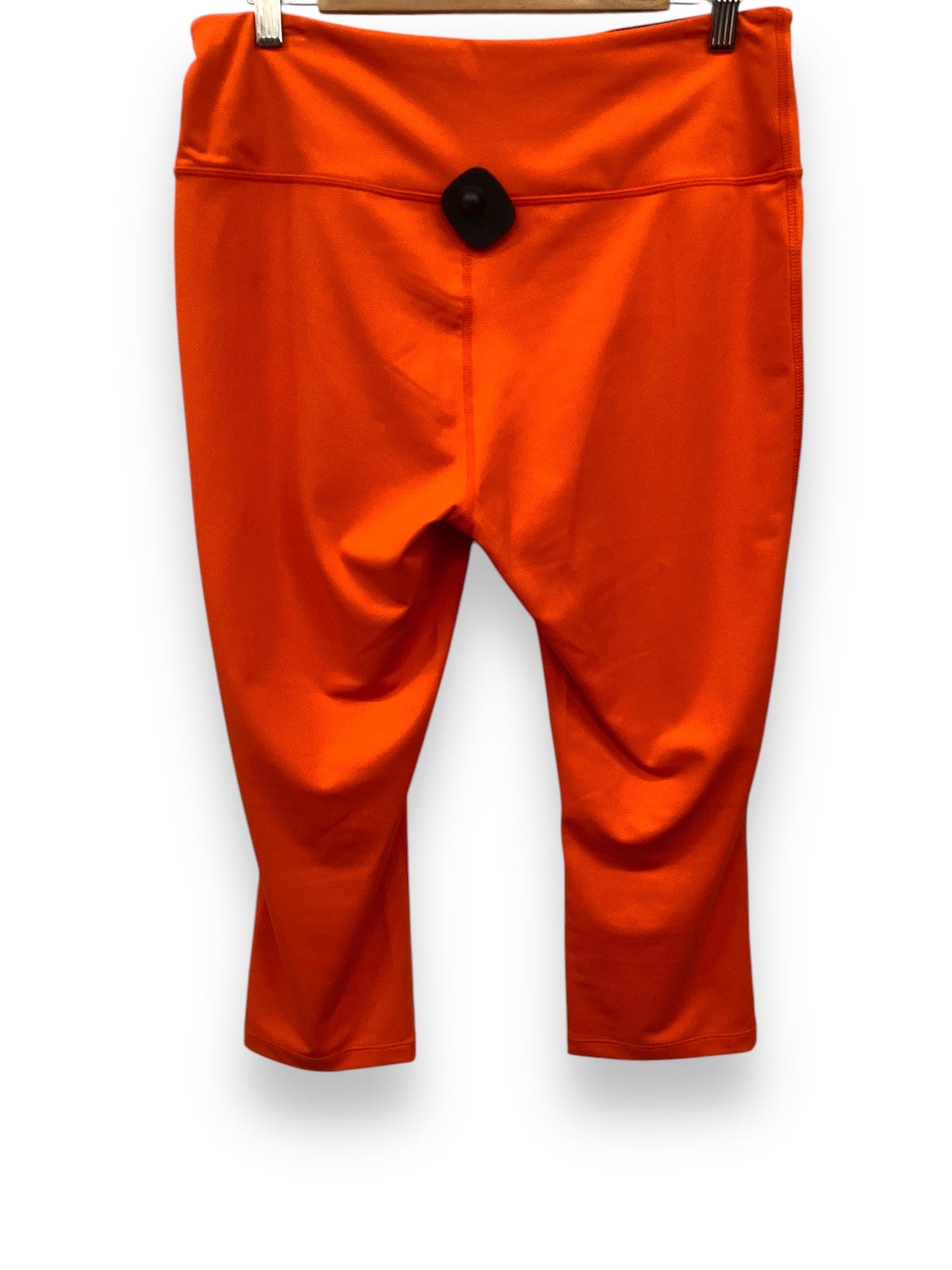 Athletic Capris By Eddie Bauer In Orange, Size: L