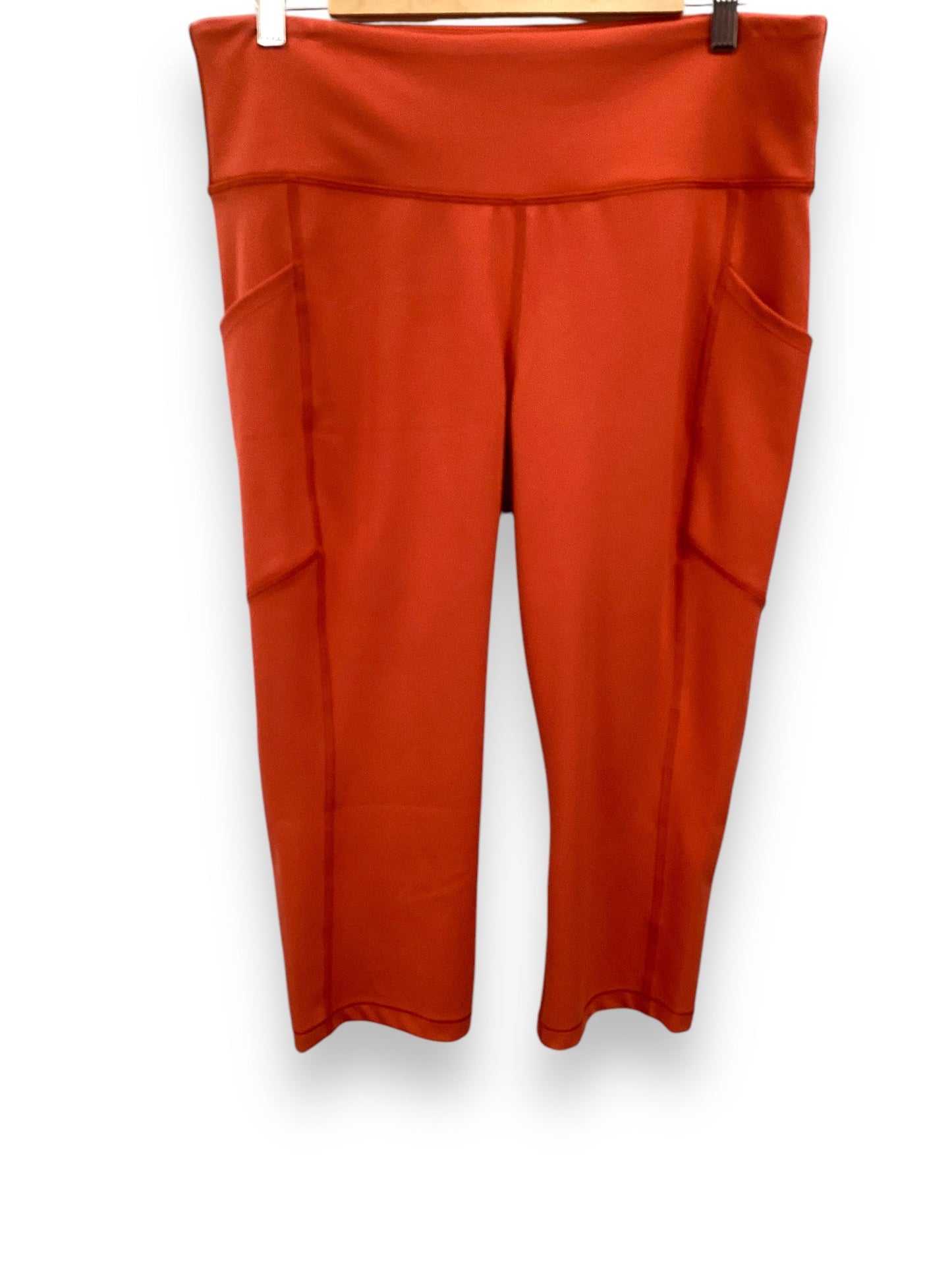 Athletic Leggings Capris By Banana Republic In Orange, Size: L