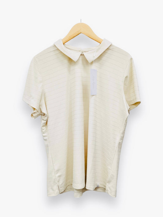 NWT Cream Top Long Sleeve Lady Hagen, Size Xxl