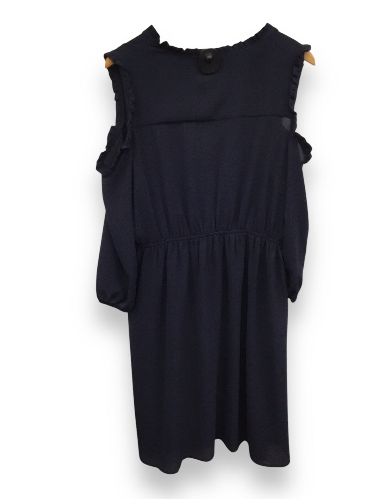 Dress Casual Midi By Monteau In Blue, Size: 1x