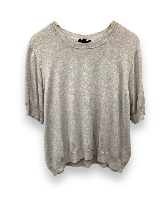 Top Short Sleeve By J. Crew In Grey, Size: 3x