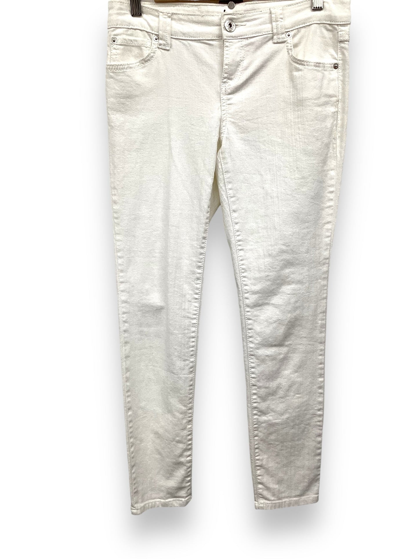 Jeans Skinny By Inc In White, Size: 4