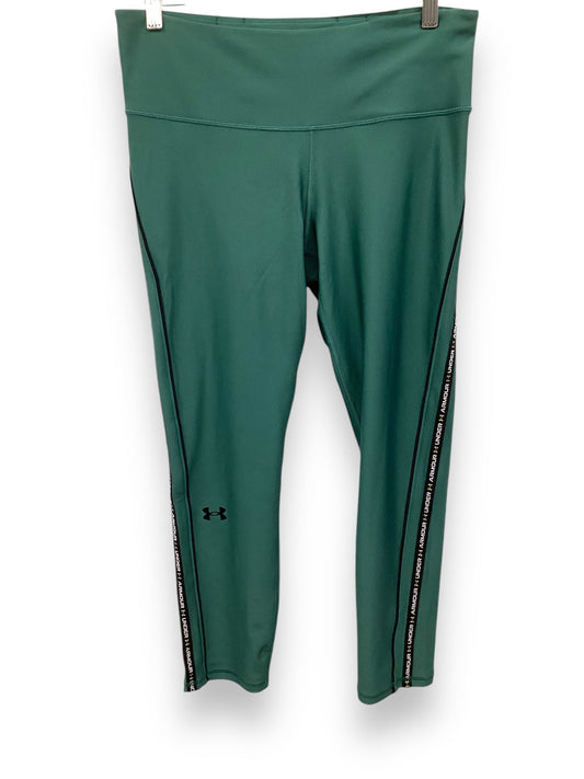 Athletic Leggings By Under Armour In Green, Size: L