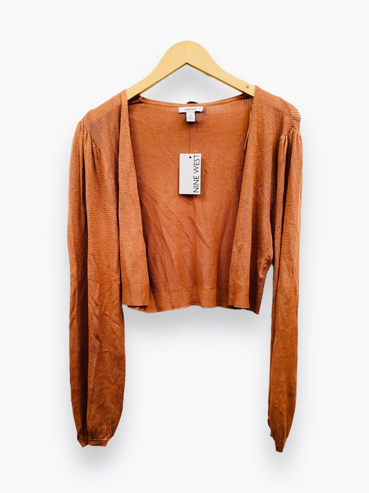 NWT Orange Cardigan Nine West, Size M