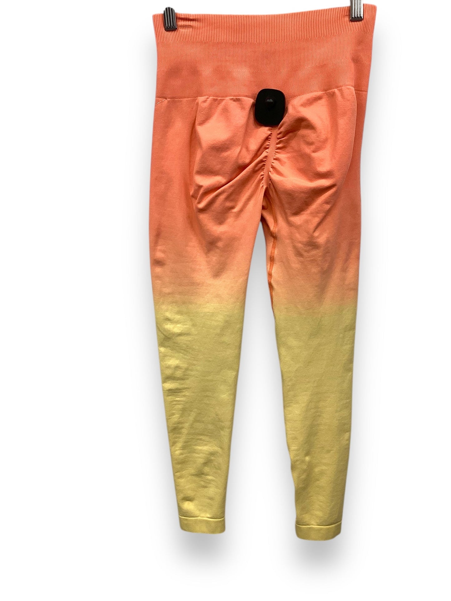 Athletic Leggings By Clothes Mentor In Orange & Yellow, Size: S