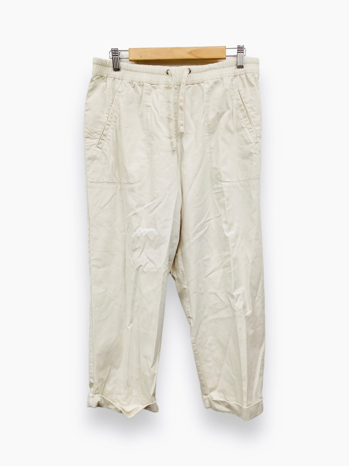 Cream Pants Cargo & Utility J. Jill, Size S