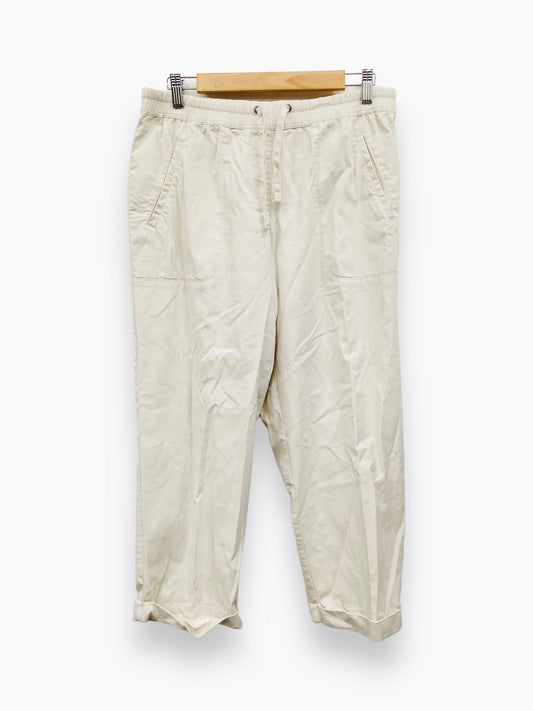 Cream Pants Cargo & Utility J. Jill, Size S