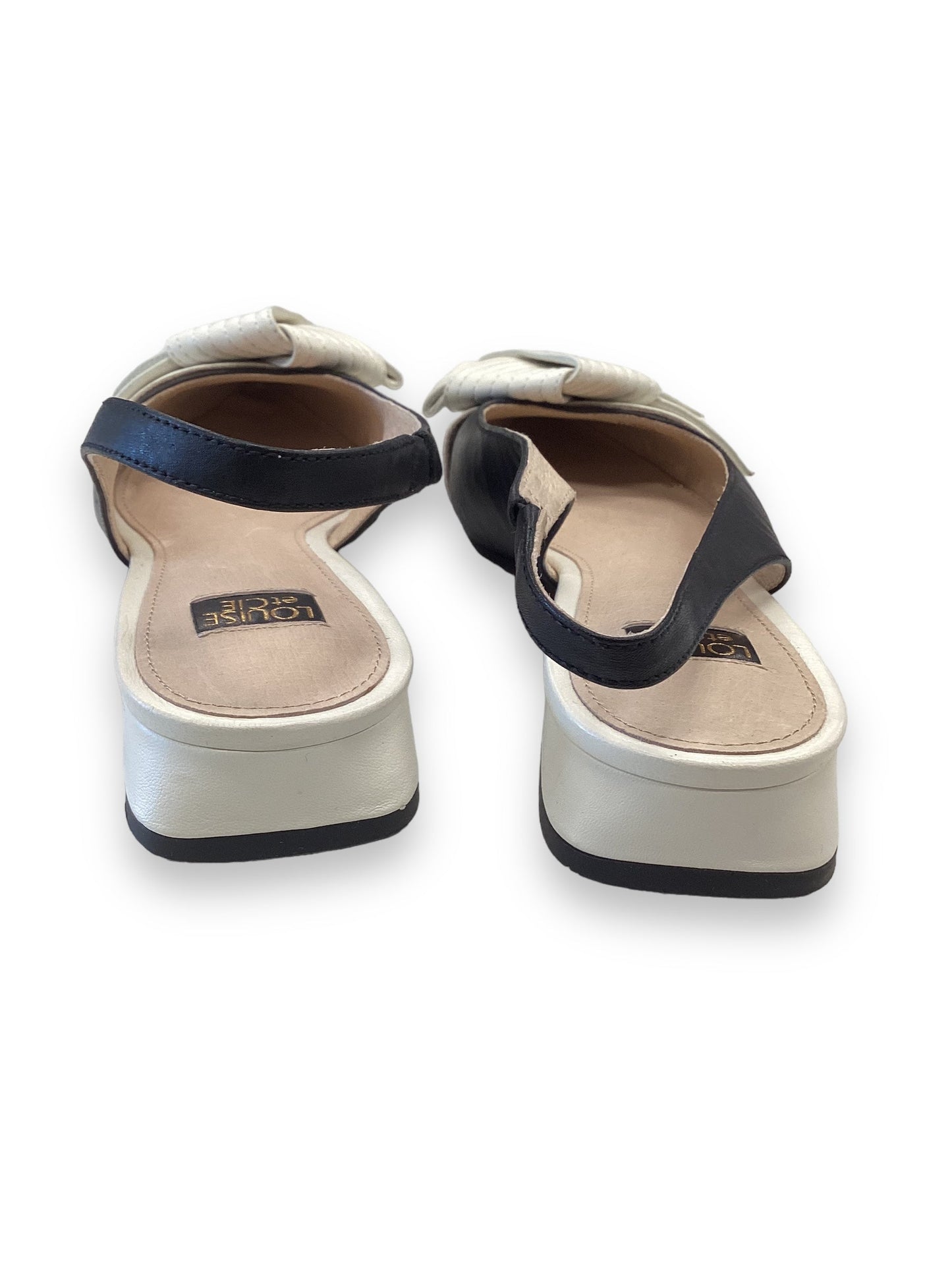 Black & White Shoes Flats Louise Et Cie, Size 7