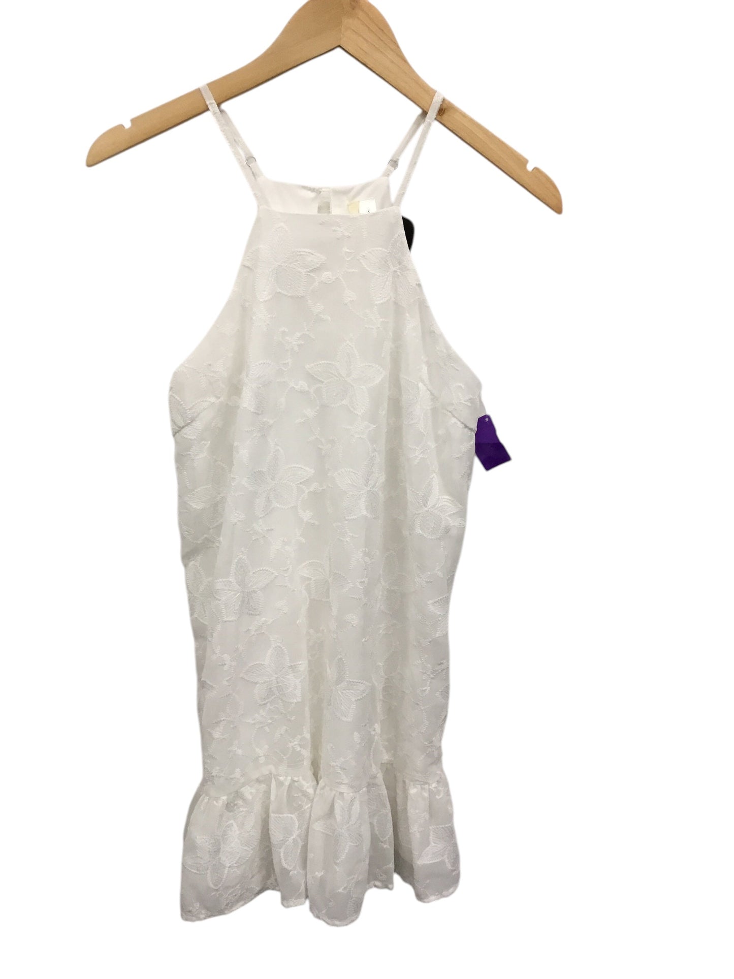 Dress Casual Midi By Miami In White, Size: S