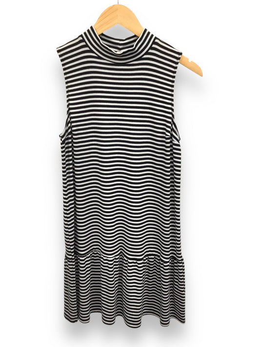 Dress Casual Midi By Abercrombie And Fitch In Black & White, Size: M