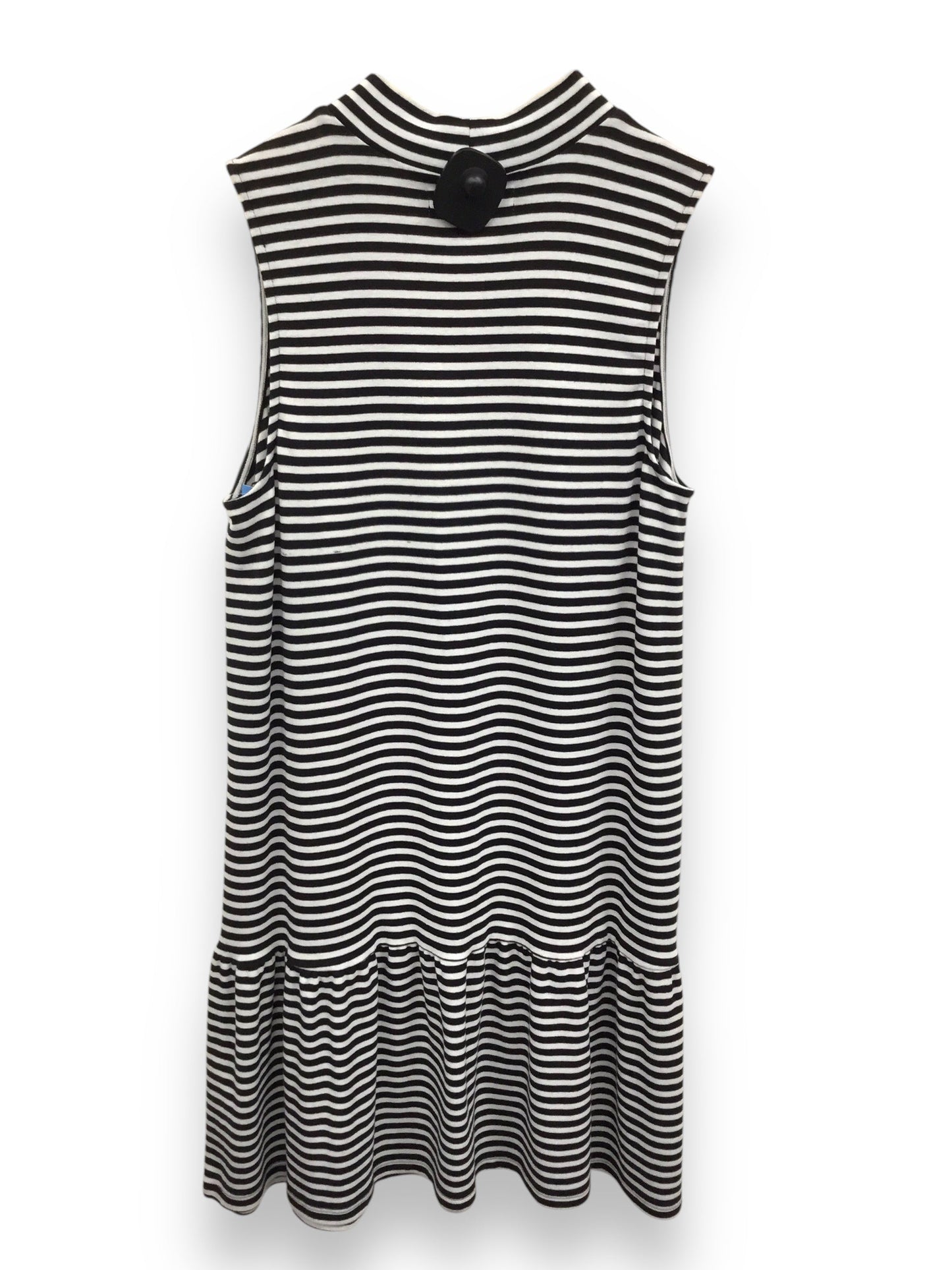 Dress Casual Midi By Abercrombie And Fitch In Black & White, Size: M