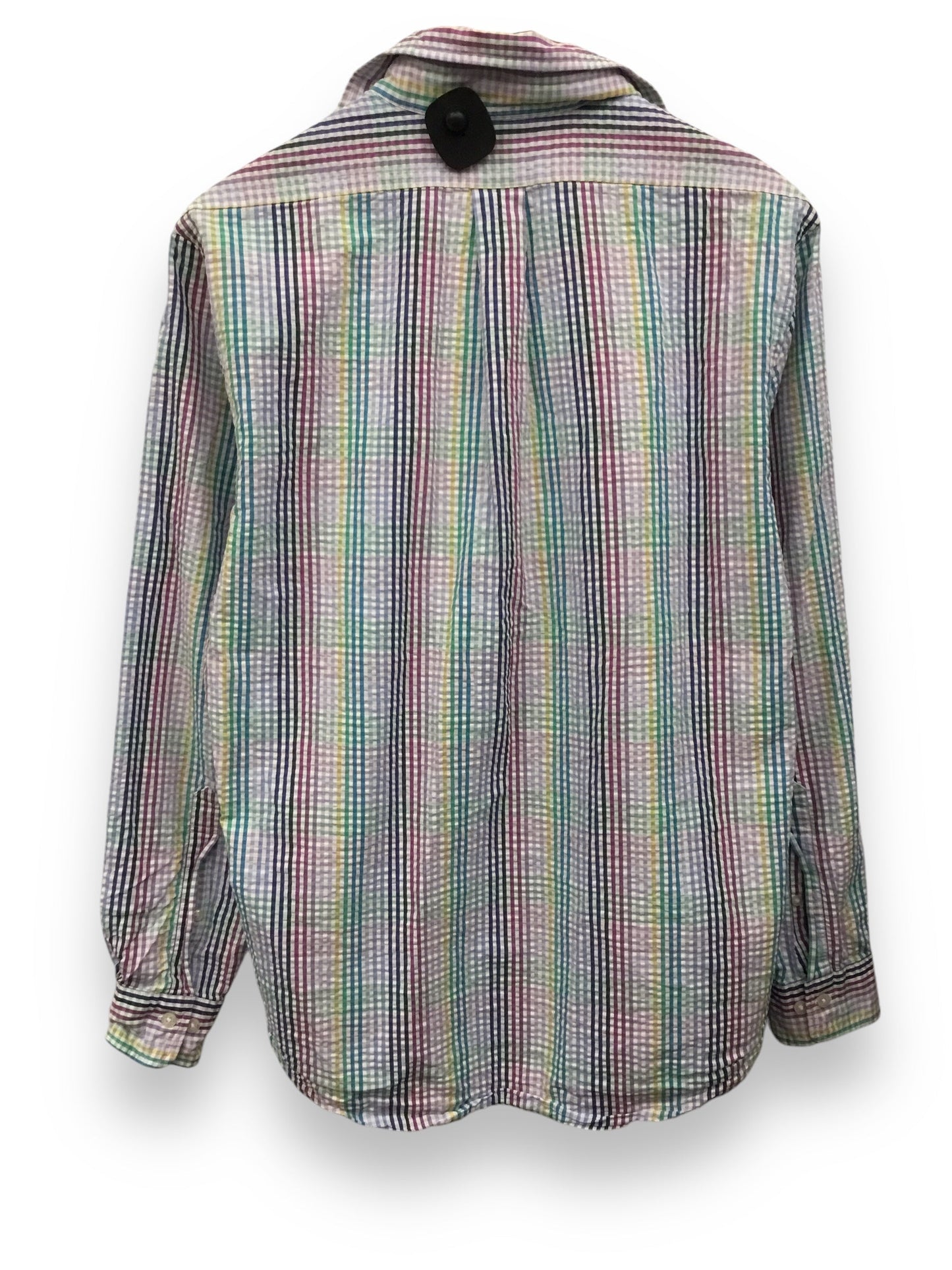 Top Long Sleeve By Brooks Brothers In Multi-colored, Size: M