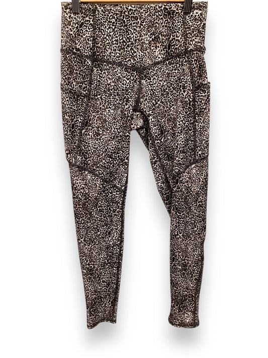 Athletic Leggings By Evolution In Animal Print, Size: S