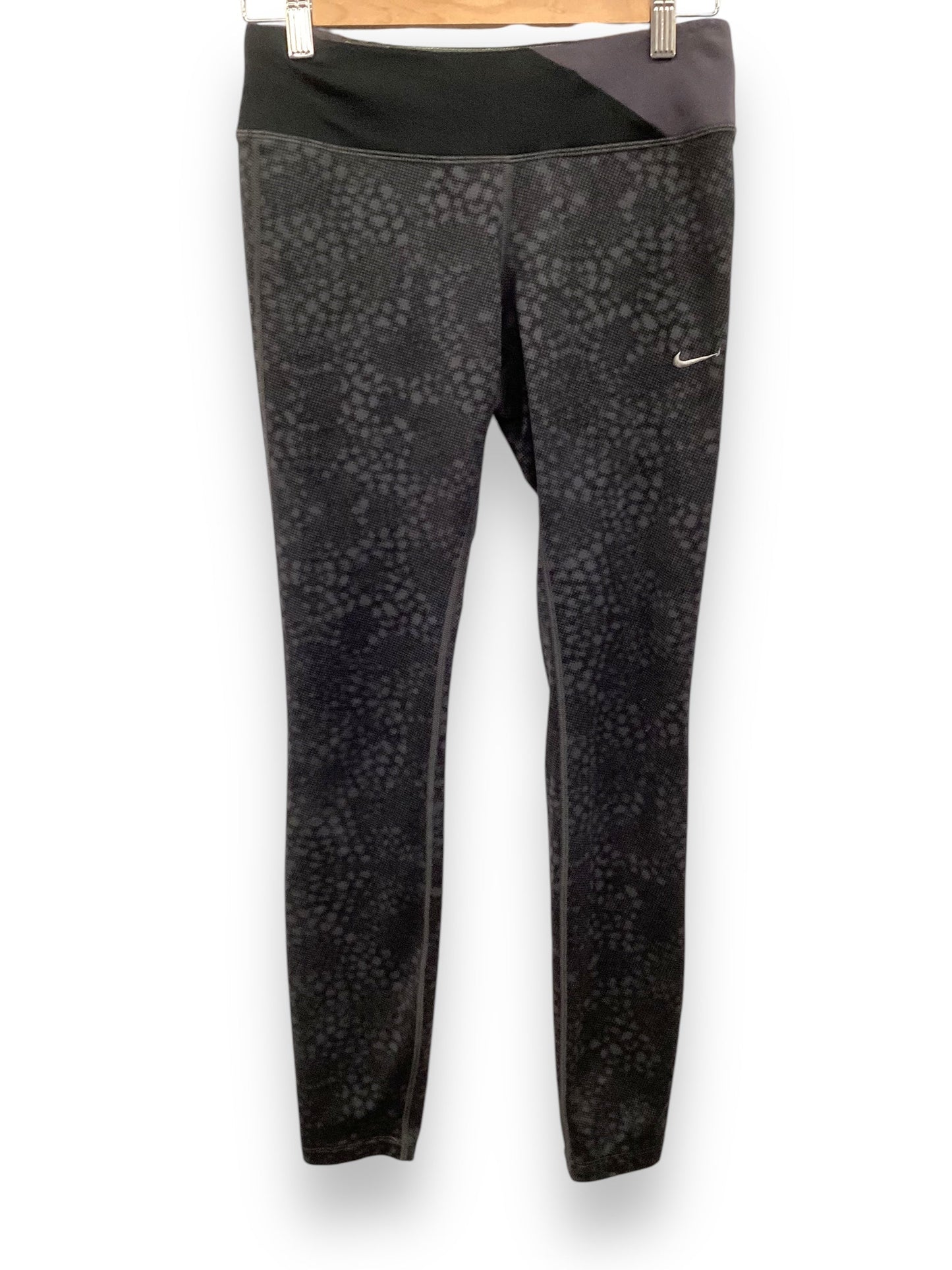 Athletic Leggings By Nike In Grey, Size: S