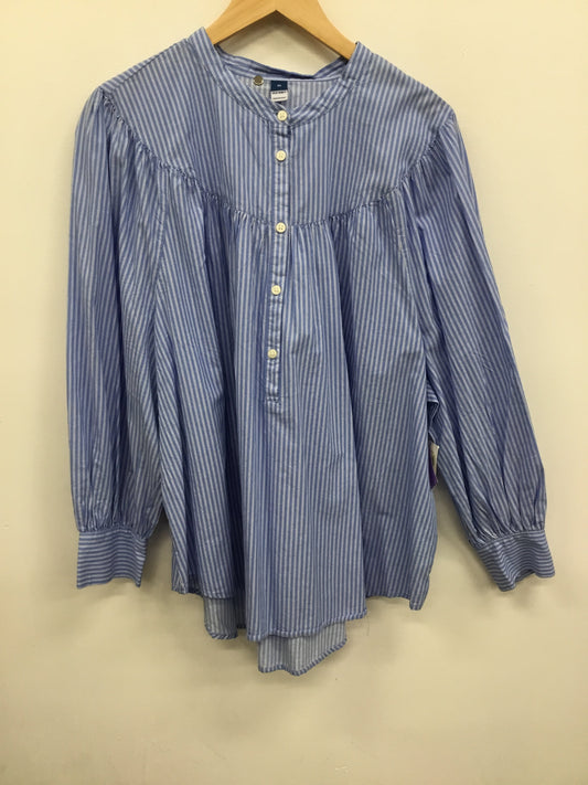 Top Long Sleeve By Old Navy In Striped, Size: 3x