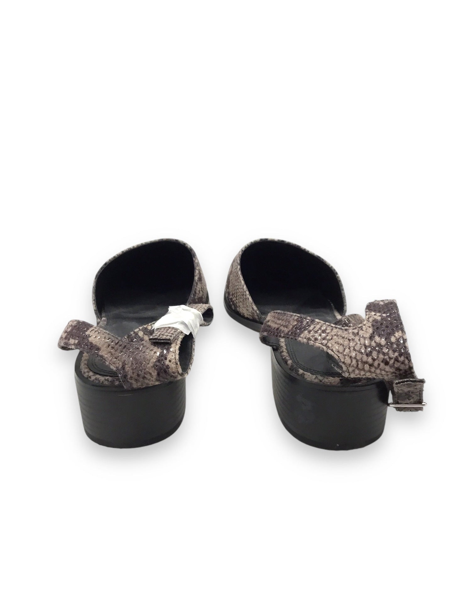 Shoes Heels Block By Asos In Snakeskin Print, Size: 7