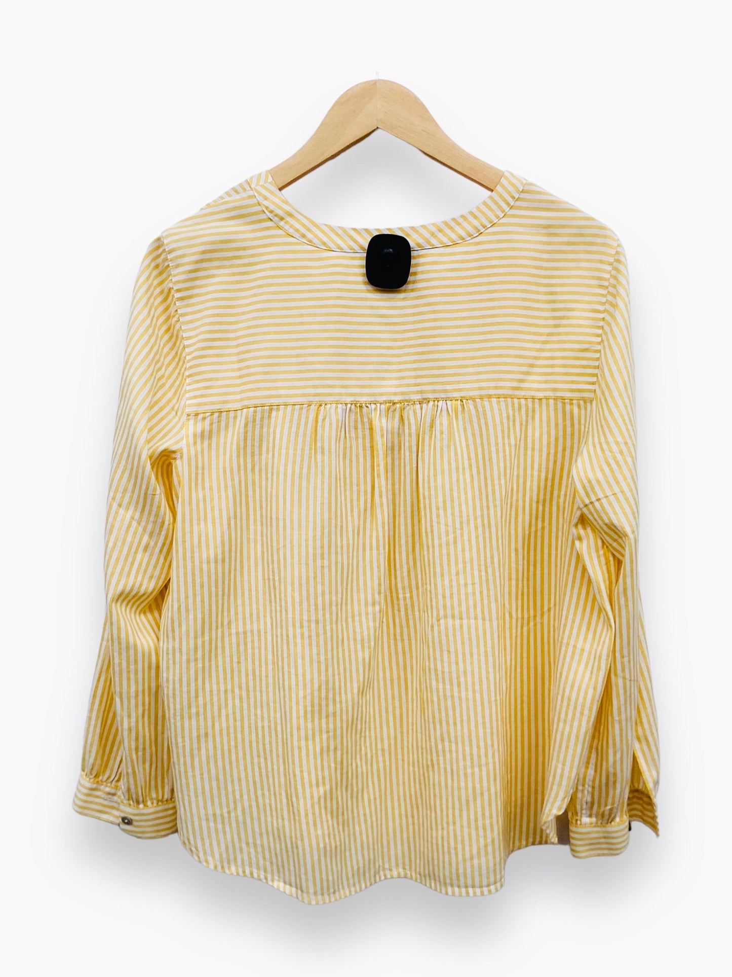 NWT Yellow Top Long Sleeve J. Jill, Size Petite L