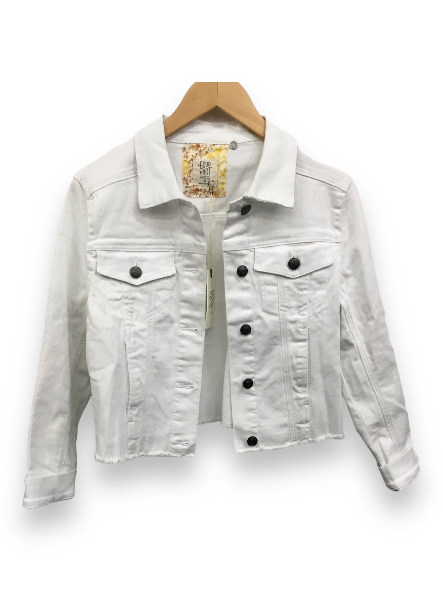 White Jacket Denim Clothes Mentor, Size Xs