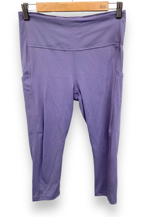 Athletic Capris By Athleta In Purple, Size: M