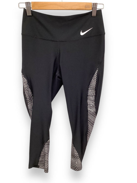 Athletic Capris By Nike In Black, Size: Xs