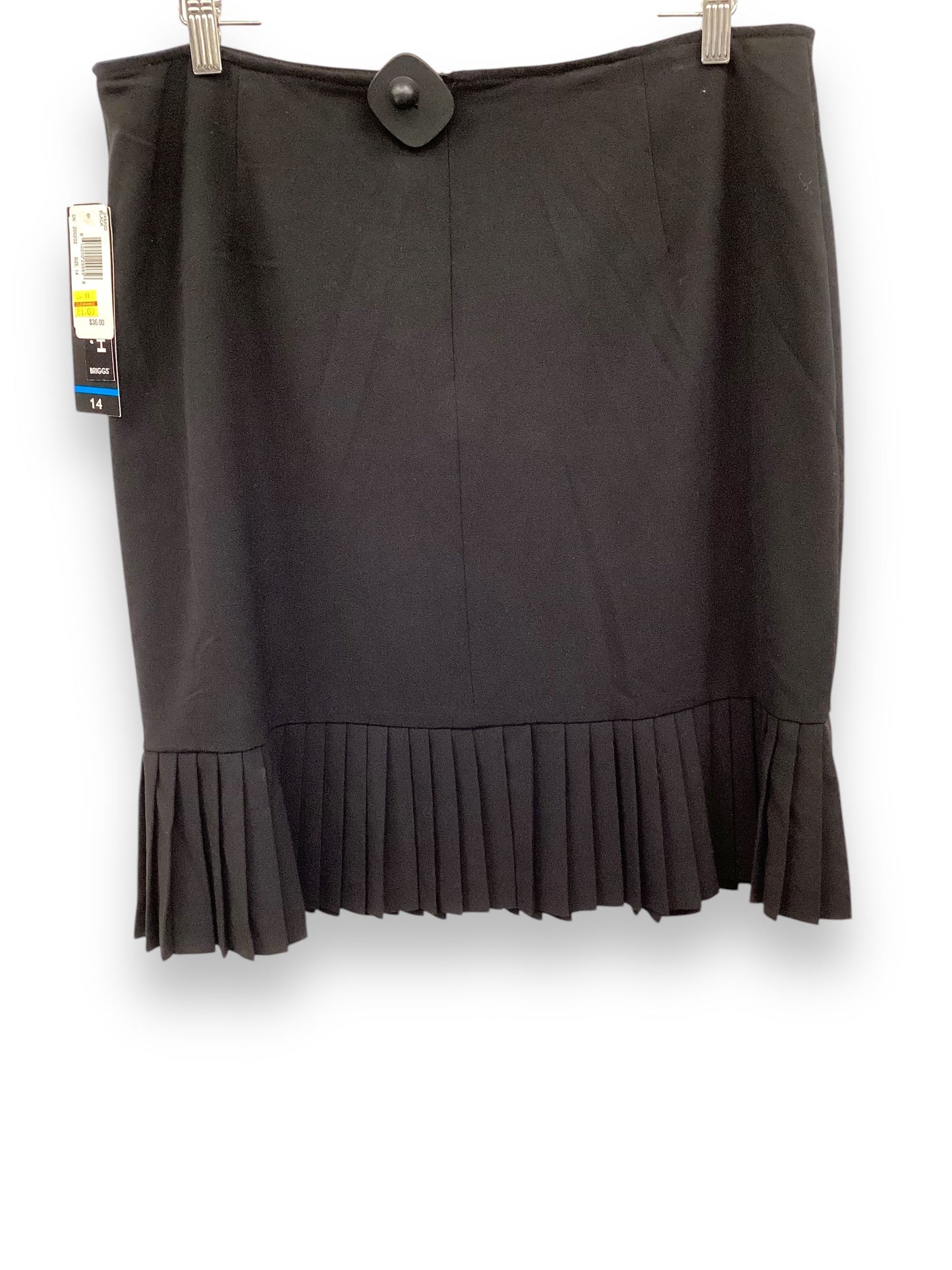 Skirt Midi By Briggs In Black, Size: L