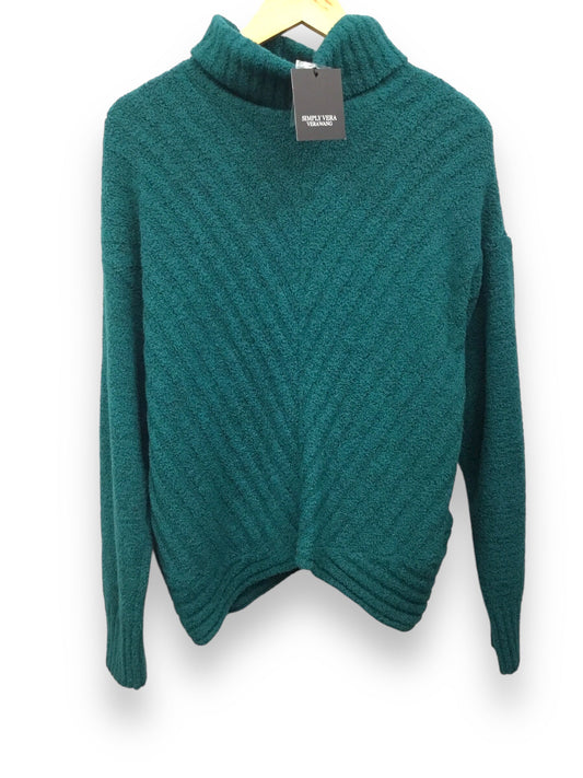 Sweater By Simply Vera In Green, Size: L