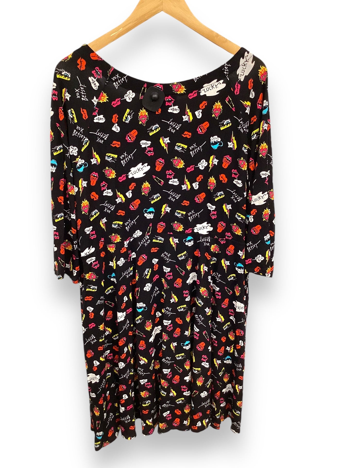 Dress Casual Midi By Torrid In Black, Size: 3x