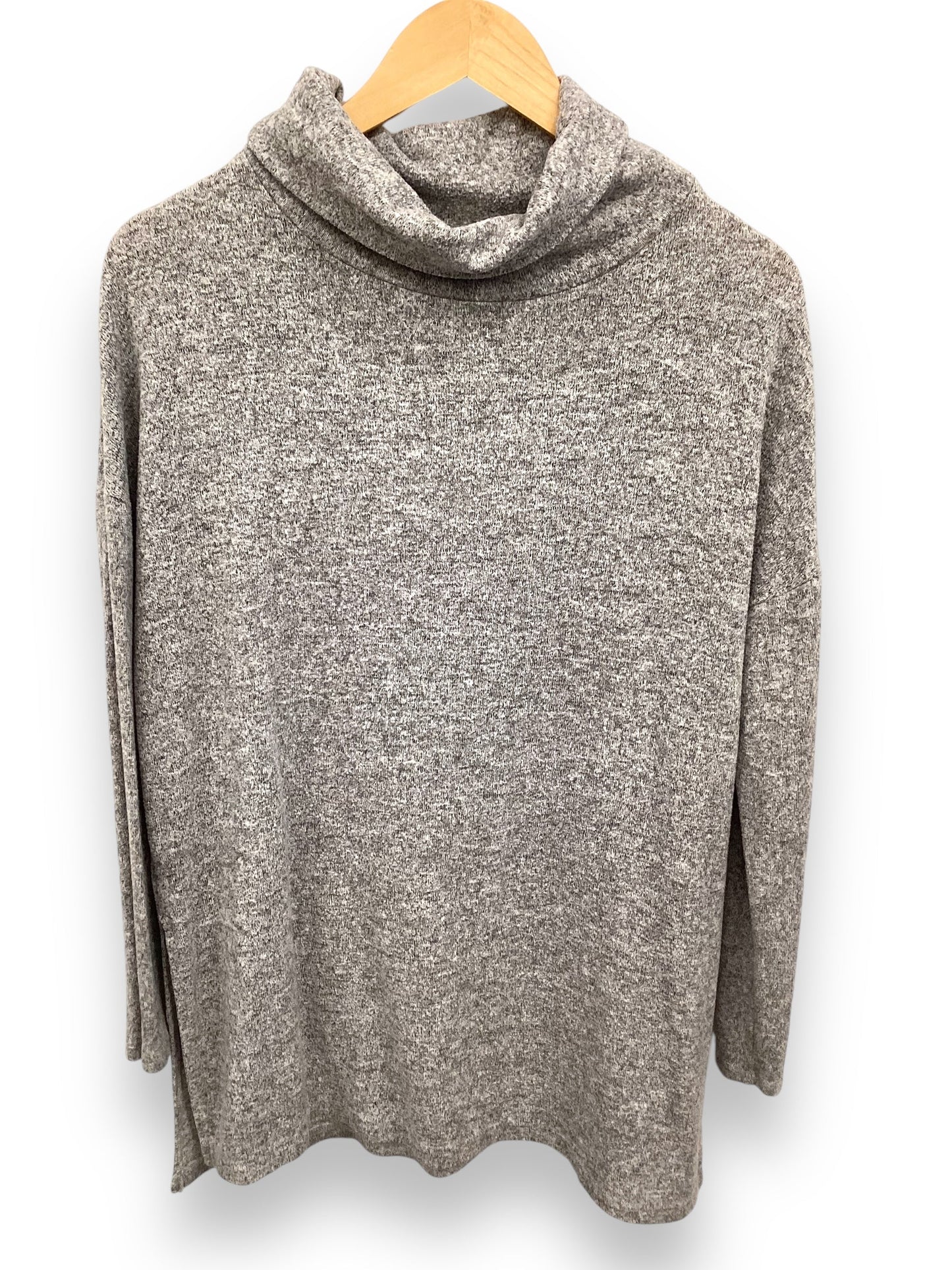 Top Long Sleeve By H&m In Grey, Size: S