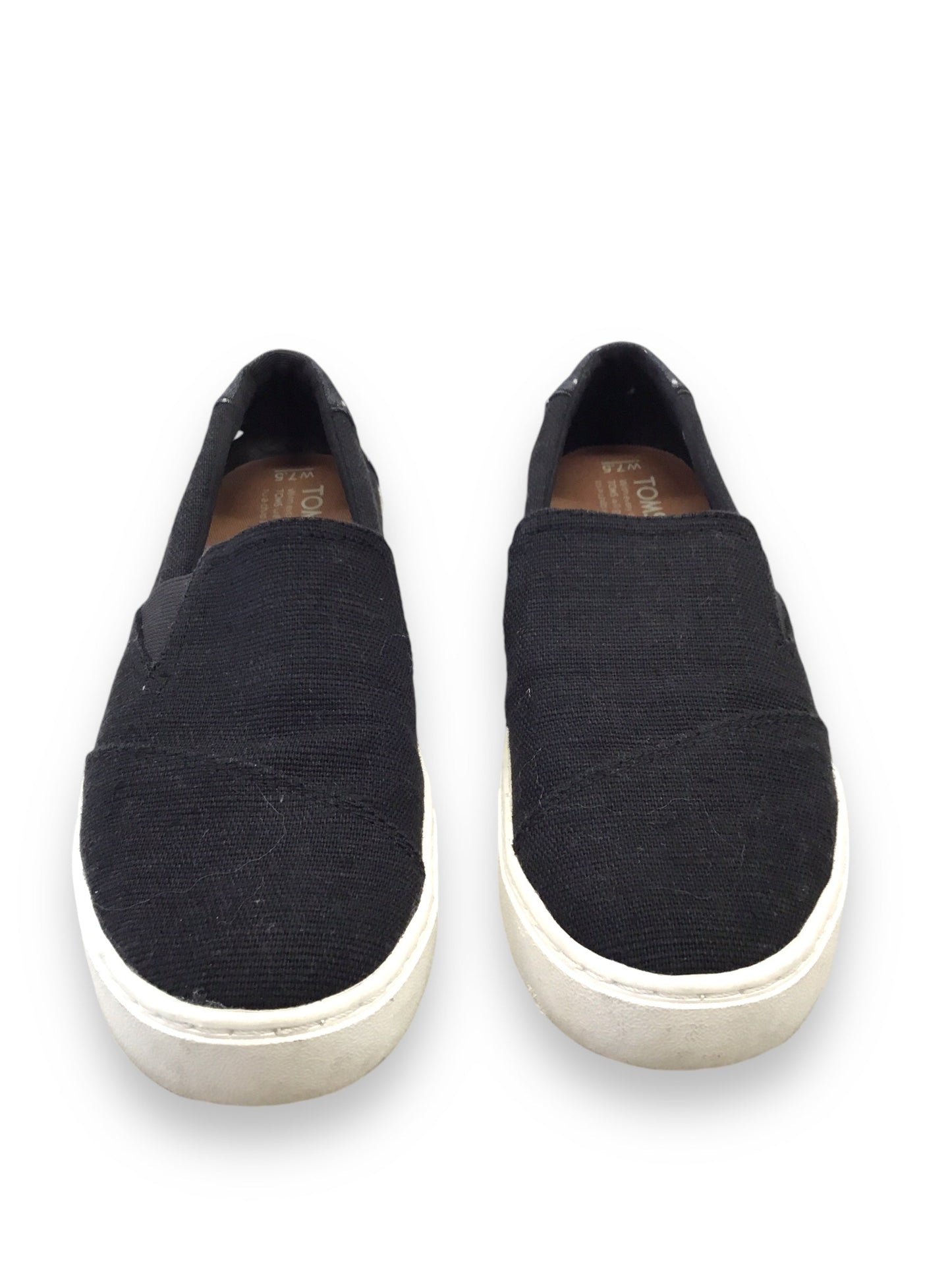 Shoes Flats By Toms In Black, Size: 7.5