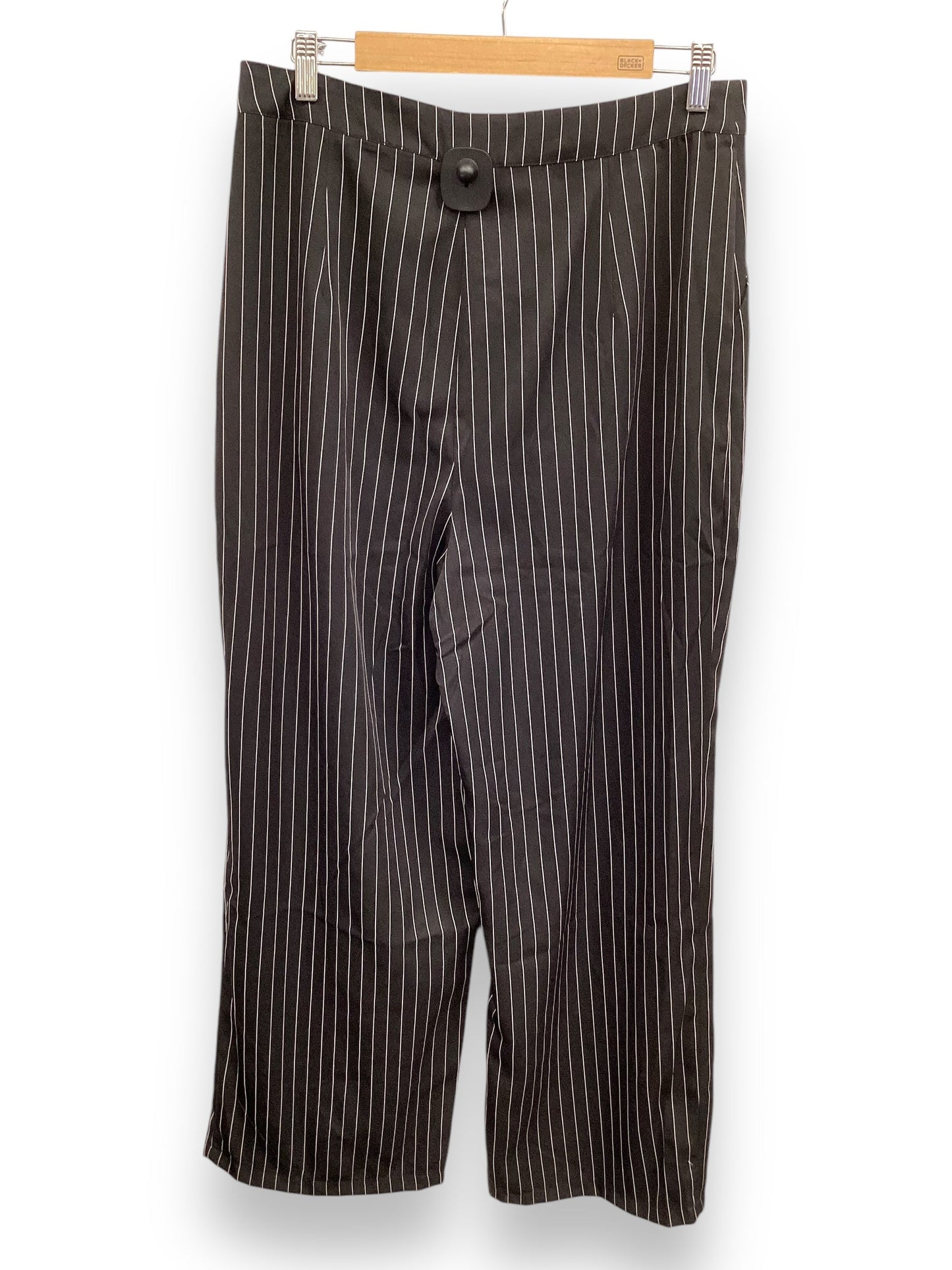 Pants Suit 2pc By Fashion Nova In Striped Pattern, Size: Xl