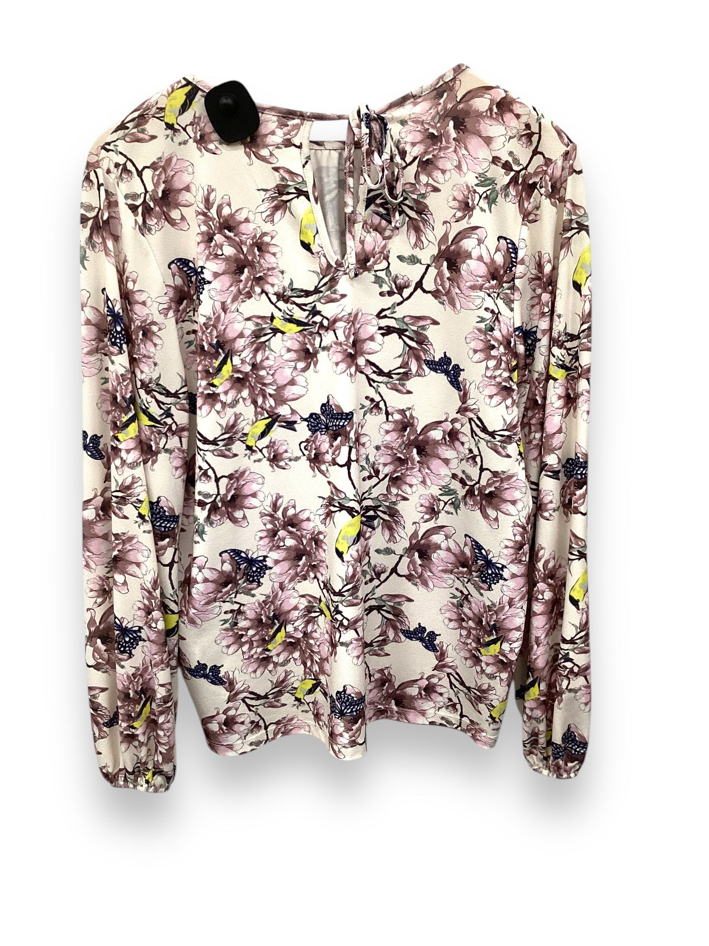 Top Long Sleeve By H&m In Floral, Size: M