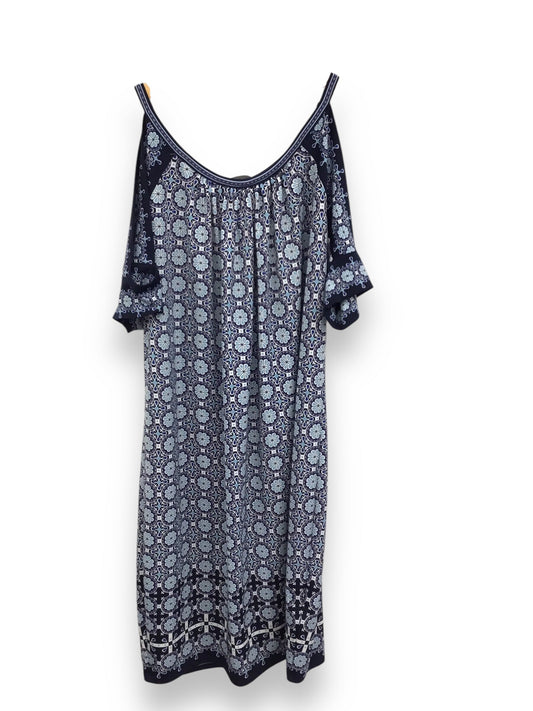 Dress Casual Midi By Max Studio In Blue, Size: S