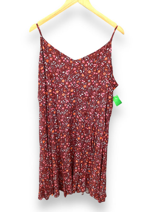 Dress Casual Midi By Gap In Floral Print, Size: Xxl