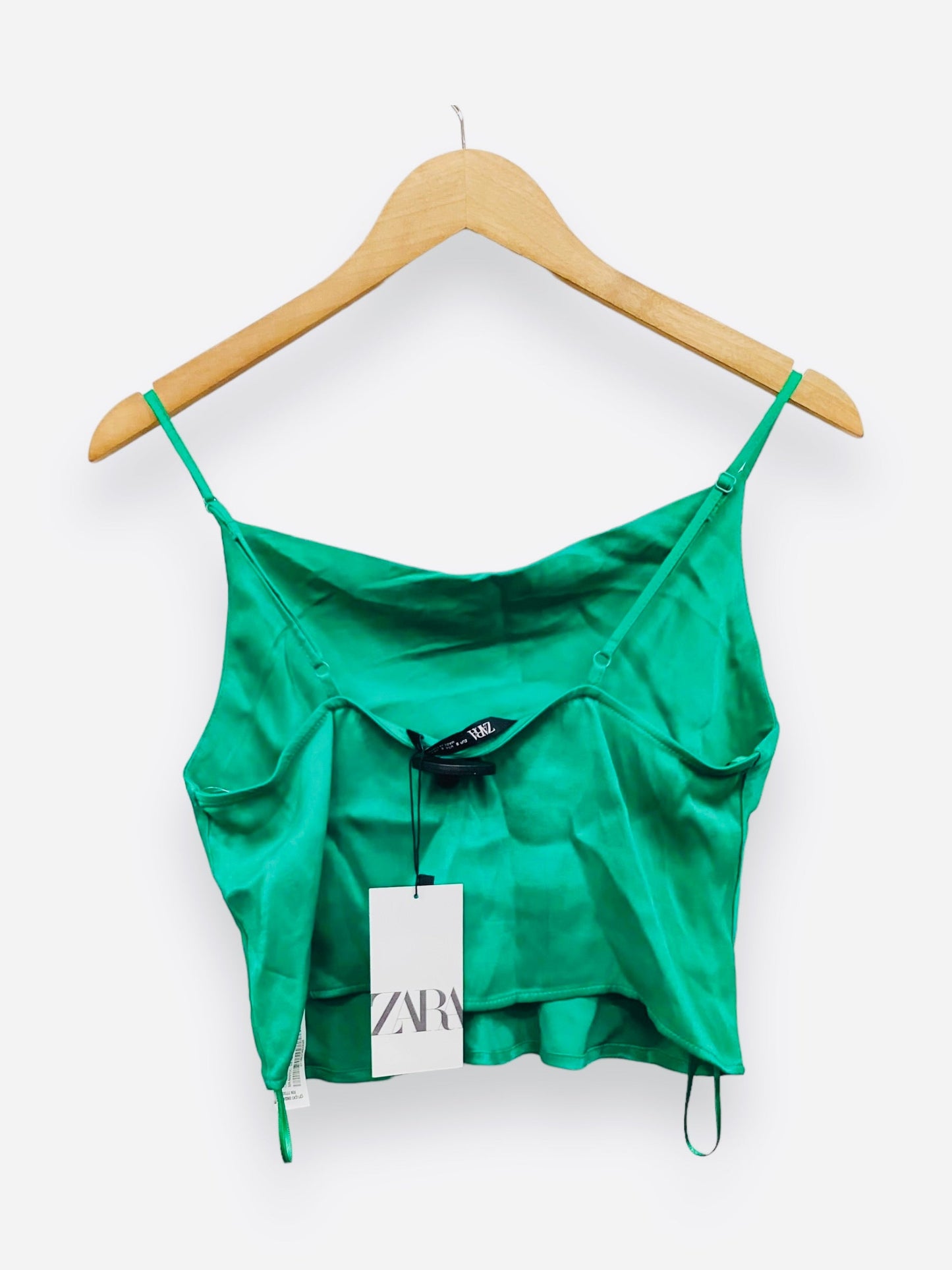 NWT Green Top Sleeveless Zara, Size S