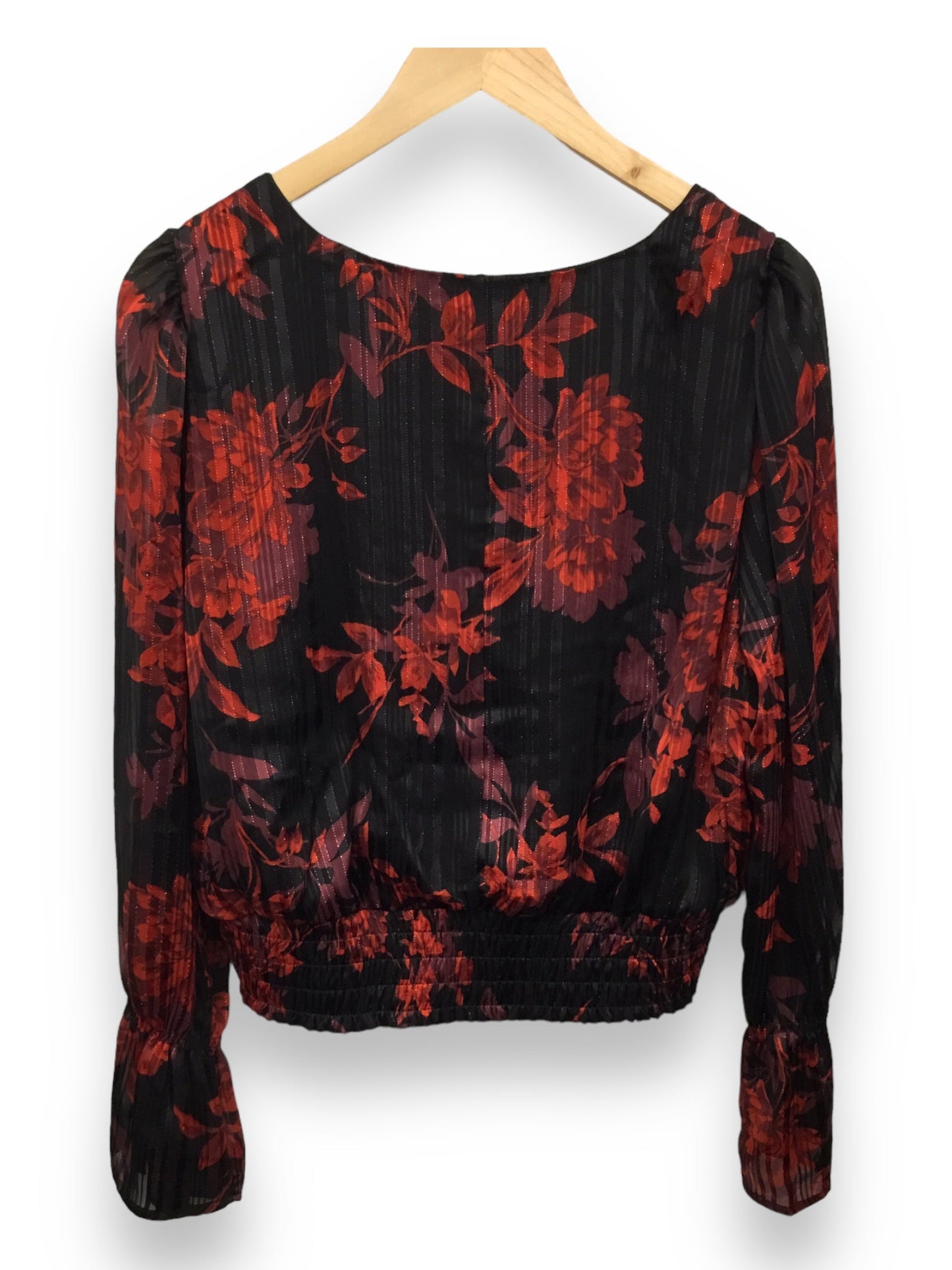 Floral Print Top Long Sleeve Lane Bryant, Size Xl