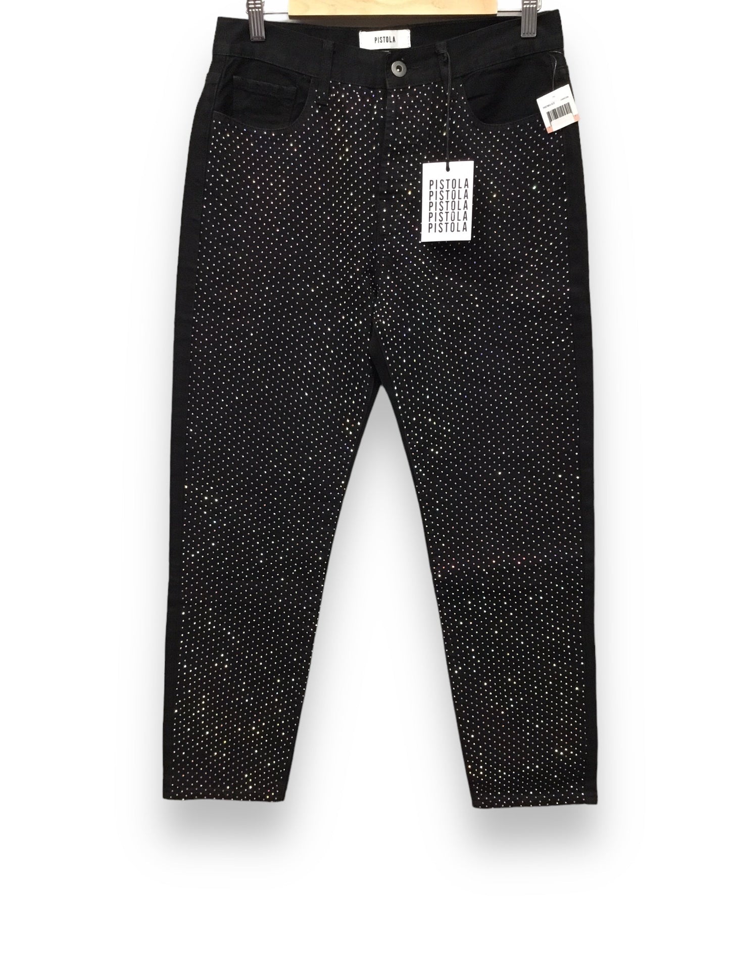 Jeans Straight By Pistola In Black, Size: 6