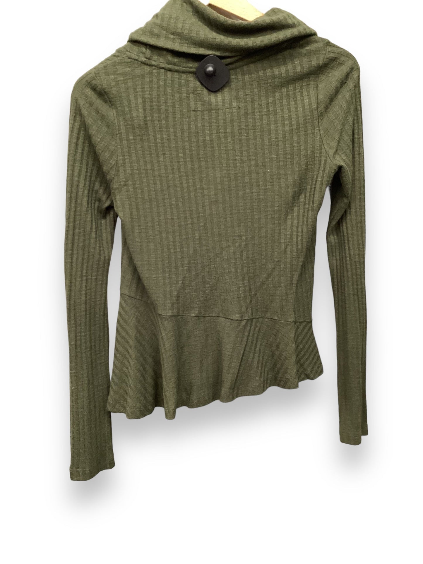 Top Long Sleeve By Maeve In Green, Size: Xs