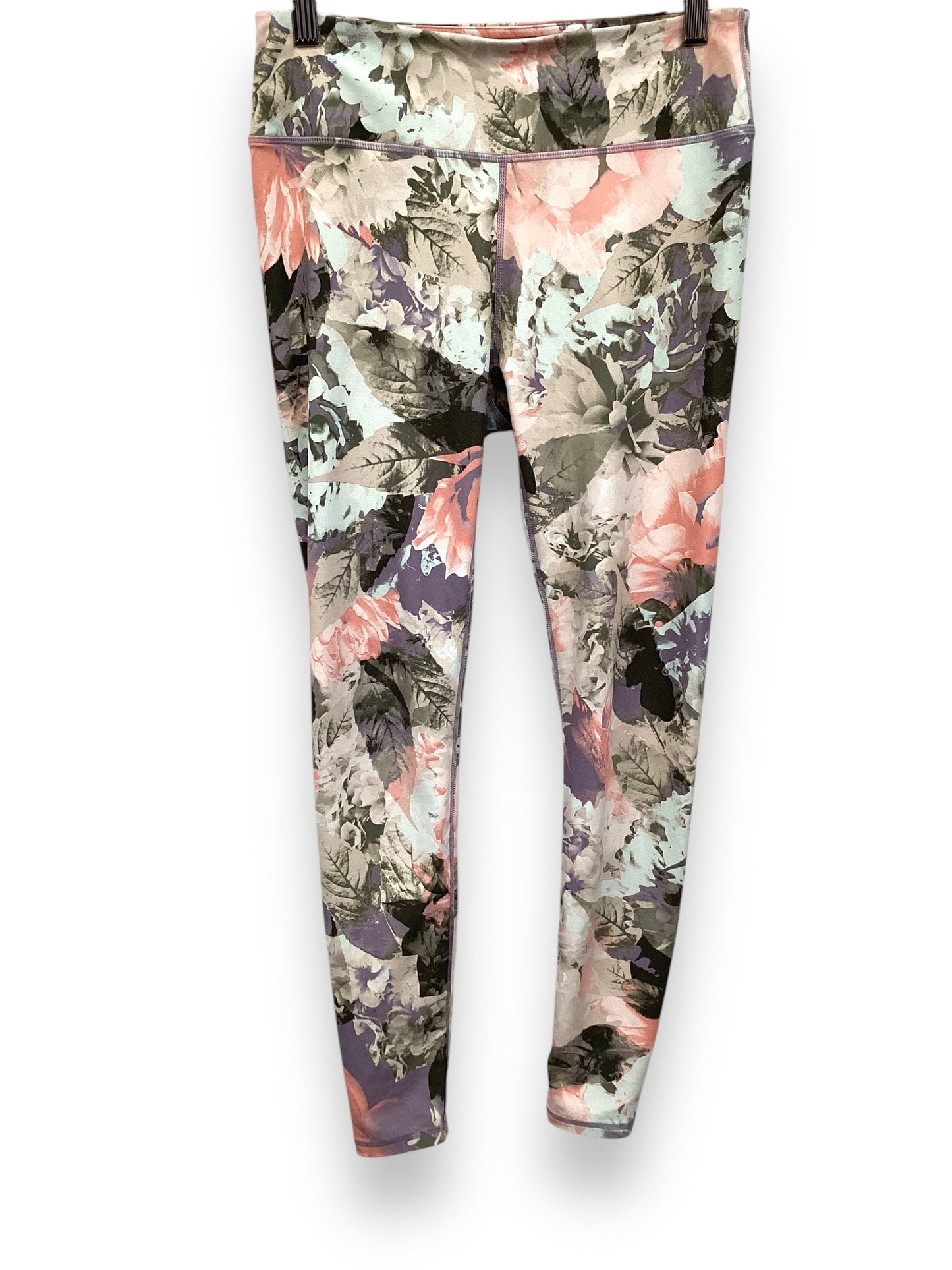 Athletic Leggings By Fabletics In Floral Print, Size: S