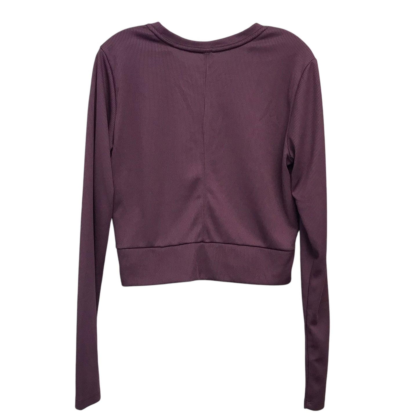 Athletic Top Ls Crewneck By Marika In Purple, Size:Xl