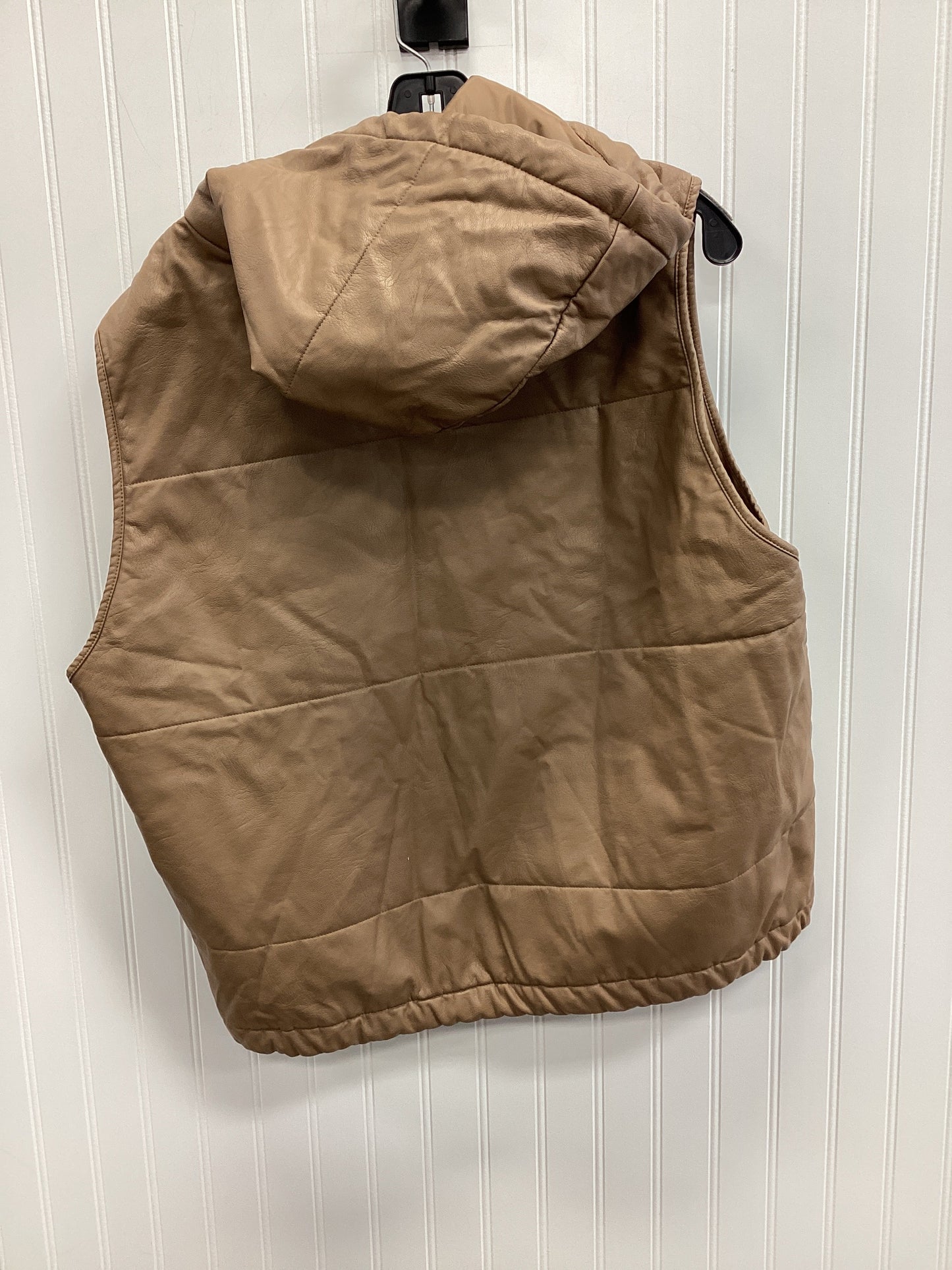 Vest Other By Charlie B In Brown, Size:1X