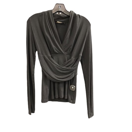 Top Long Sleeve Designer By Bcbgmaxazria In Black, Size: S