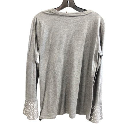 Top Long Sleeve By Michael By Michael Kors In Grey, Size: L