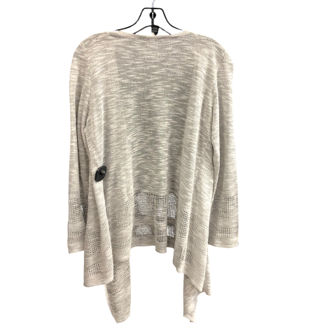 Cardigan By Inc In Grey, Size: L