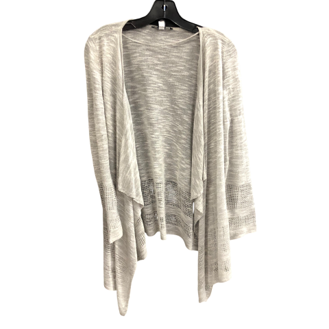 Cardigan By Inc In Grey, Size: L