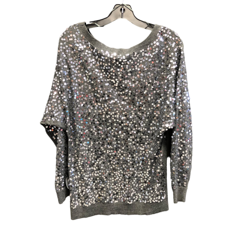 Grey Top Long Sleeve Inc, Size S