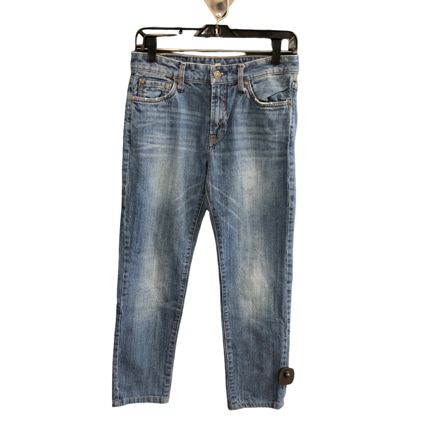 Blue Denim Jeans Designer 7 For All Mankind, Size 16