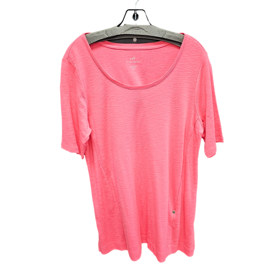 Pink Top Short Sleeve J. Jill, Size 1x