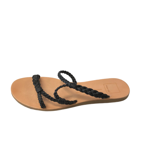 Black Sandals Flip Flops Dolce Vita, Size 9